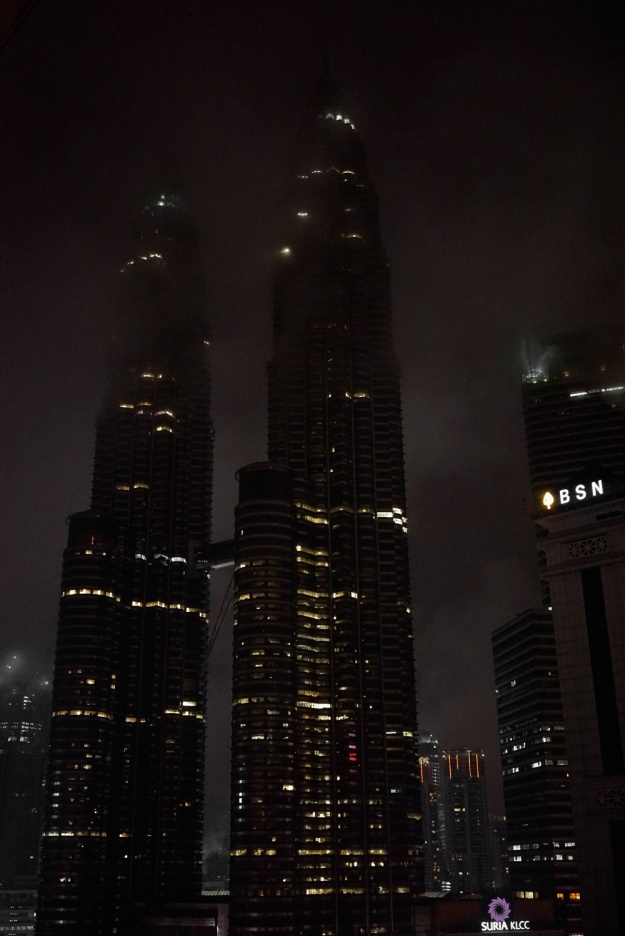 The towers looking like Gotham